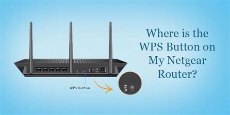 netgear nighthawk router wps button